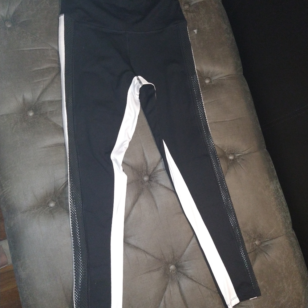 Black and white leggings from Pink